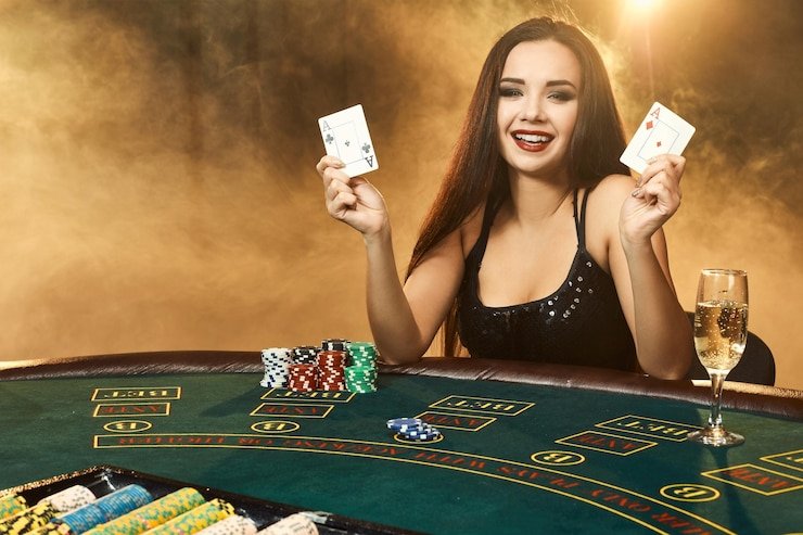 Ikan digital berwarna pada layar mobile